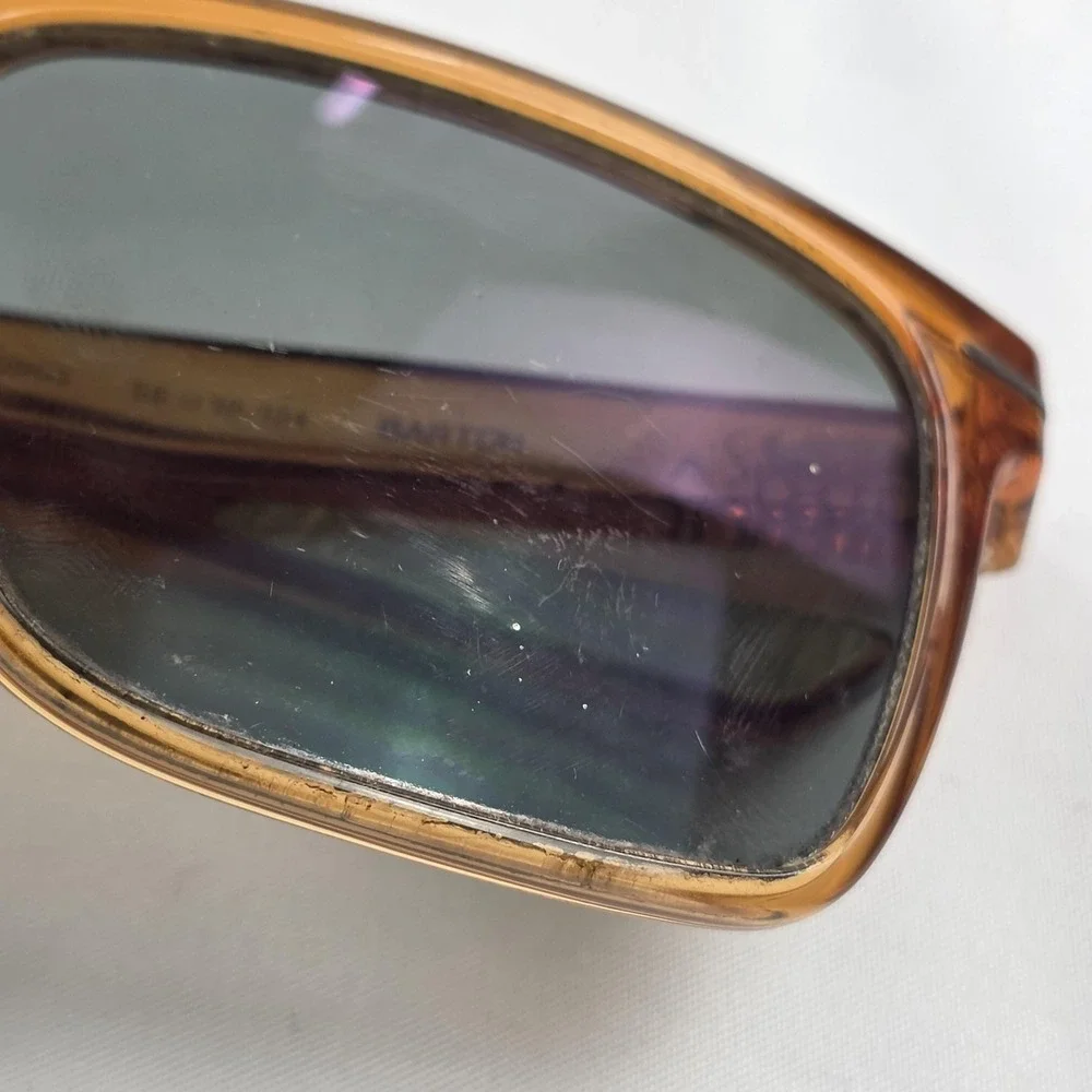 Roka Barton Sunglasses Mens 56-18-134 Brown Gray Tinted Square E7547-0956